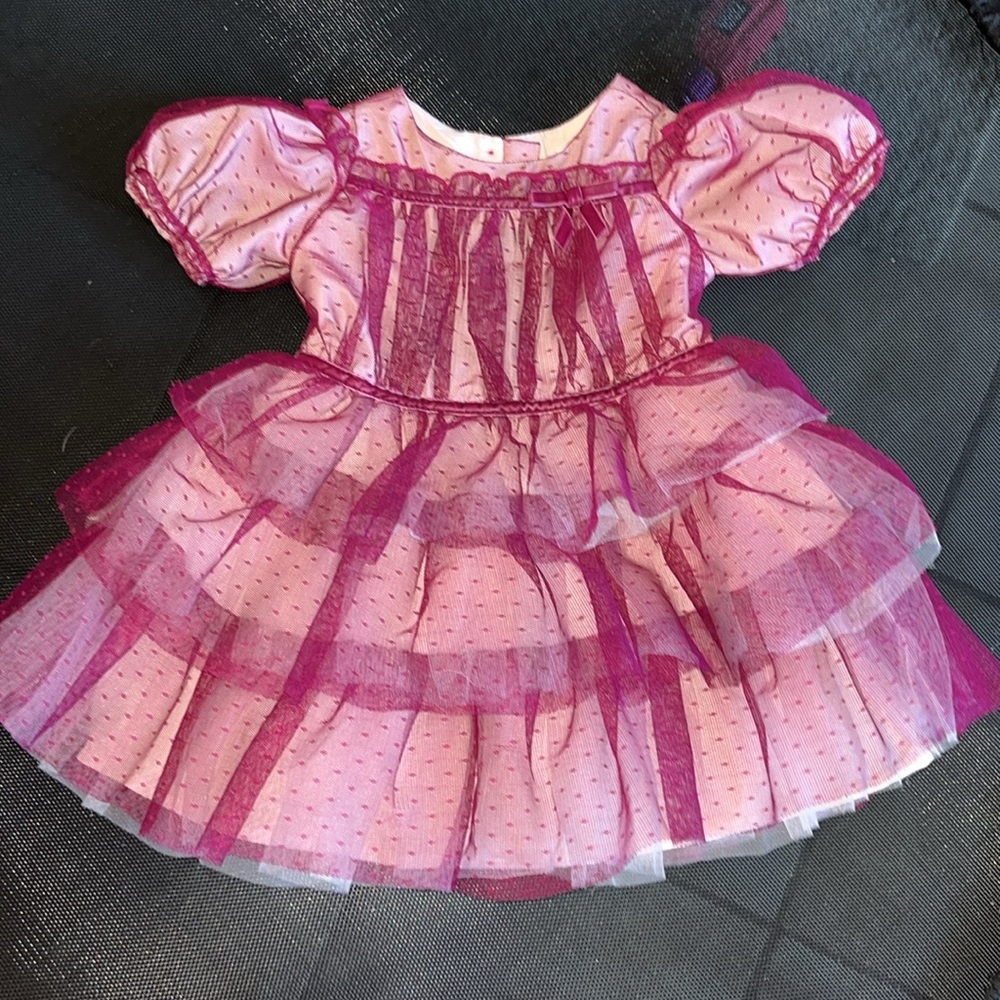 Janie and Jack magenta dress